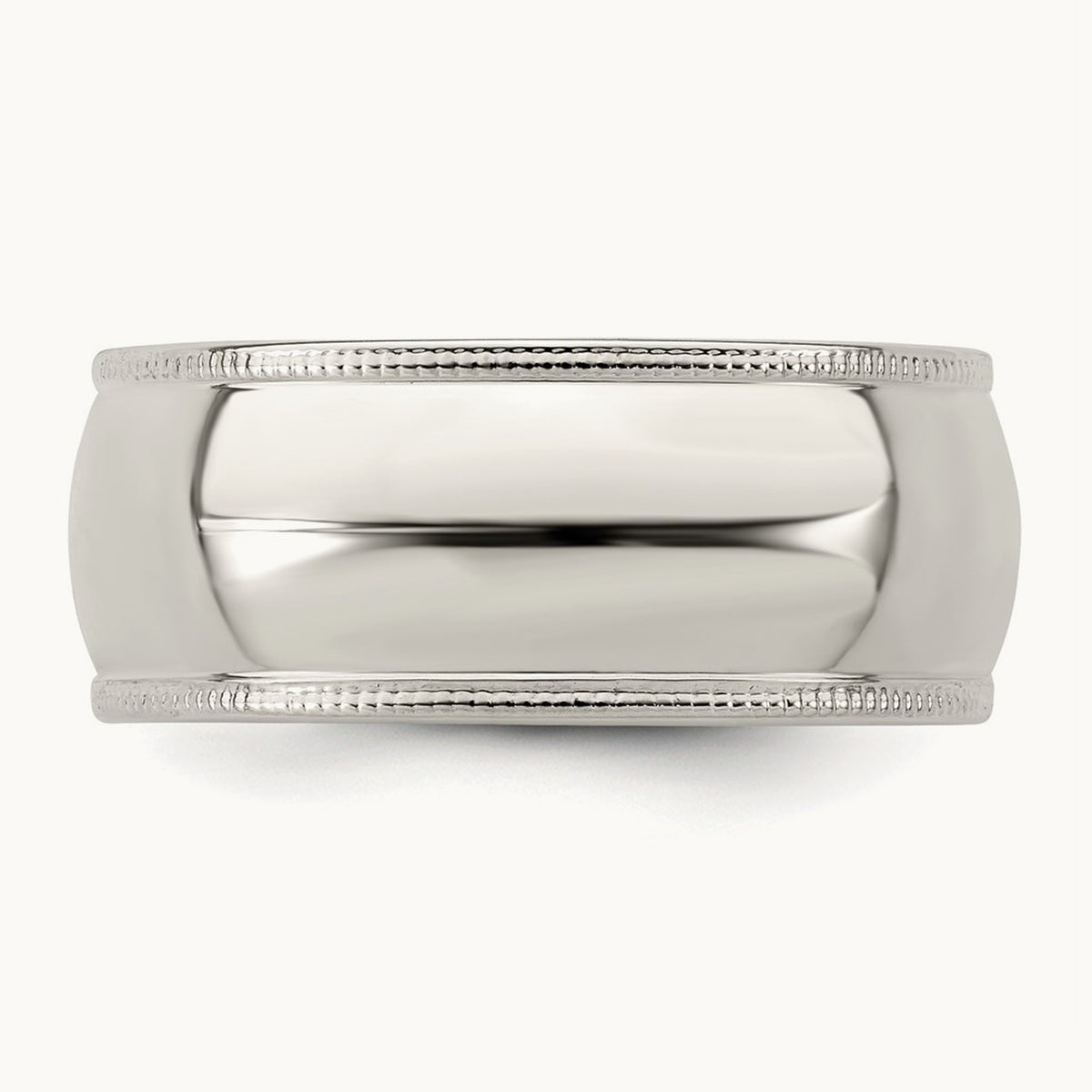 Half Round Milgrain Band — photo set (2)