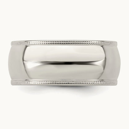 Half Round Milgrain Band — photo set