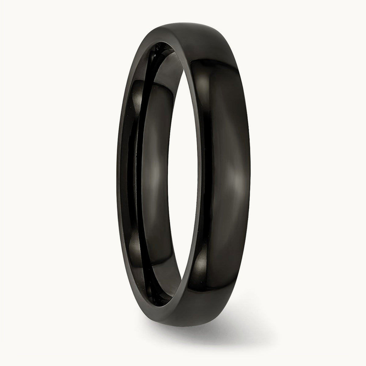 IP-plated Polished Band — 4mm