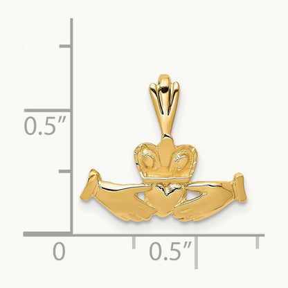 Claddagh Charm, 14K