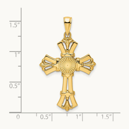 Polished Fancy Cross Pendant — photo set