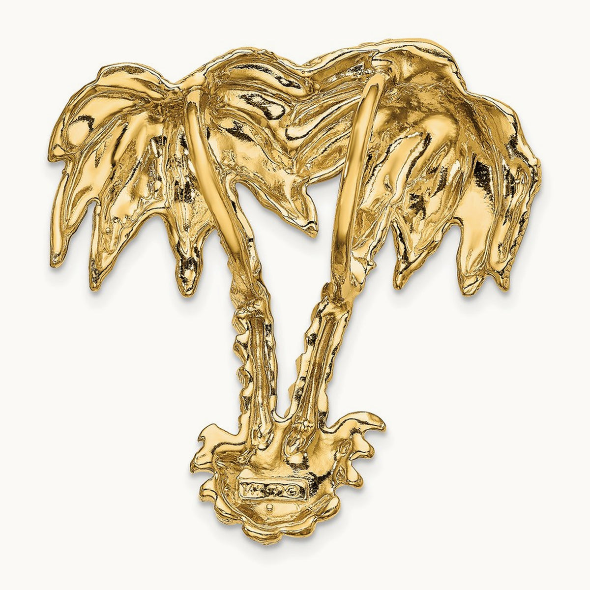 Double Palm Tree Slide, 14K