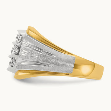 Men's Cluster Ring, 1.00 ct tw Lab-Grown Diamond