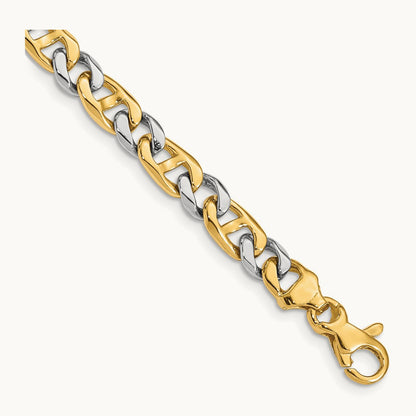 Hand-Polished Fancy Link Bracelet — photo set