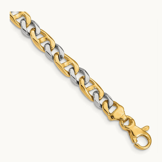 Hand-Polished Fancy Link Bracelet — photo set