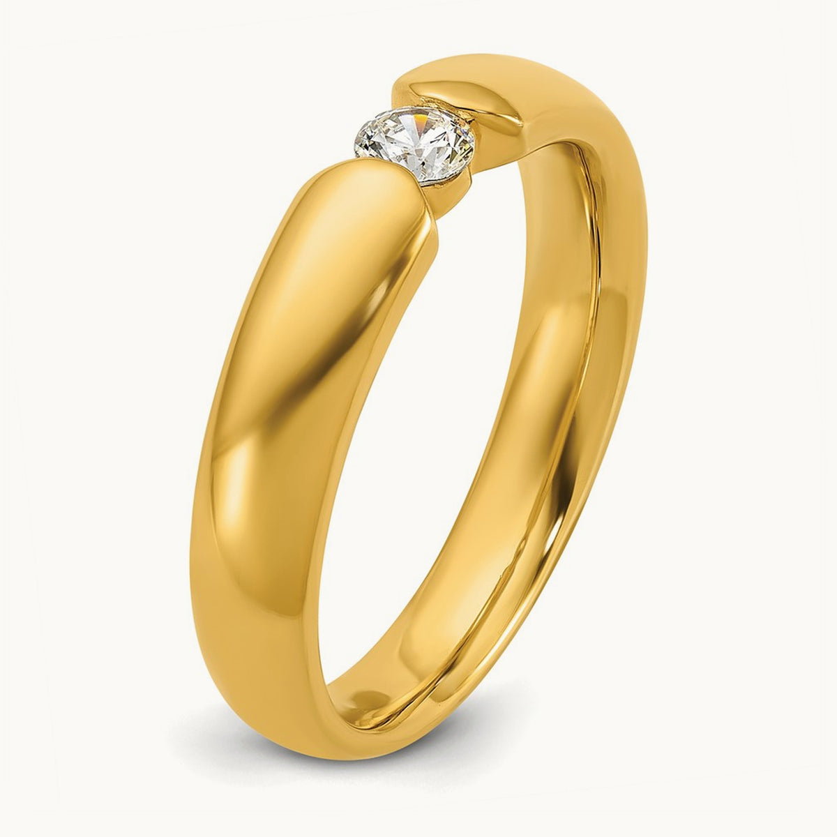IBGoodman Men's Diamond Complete Ring, 14K