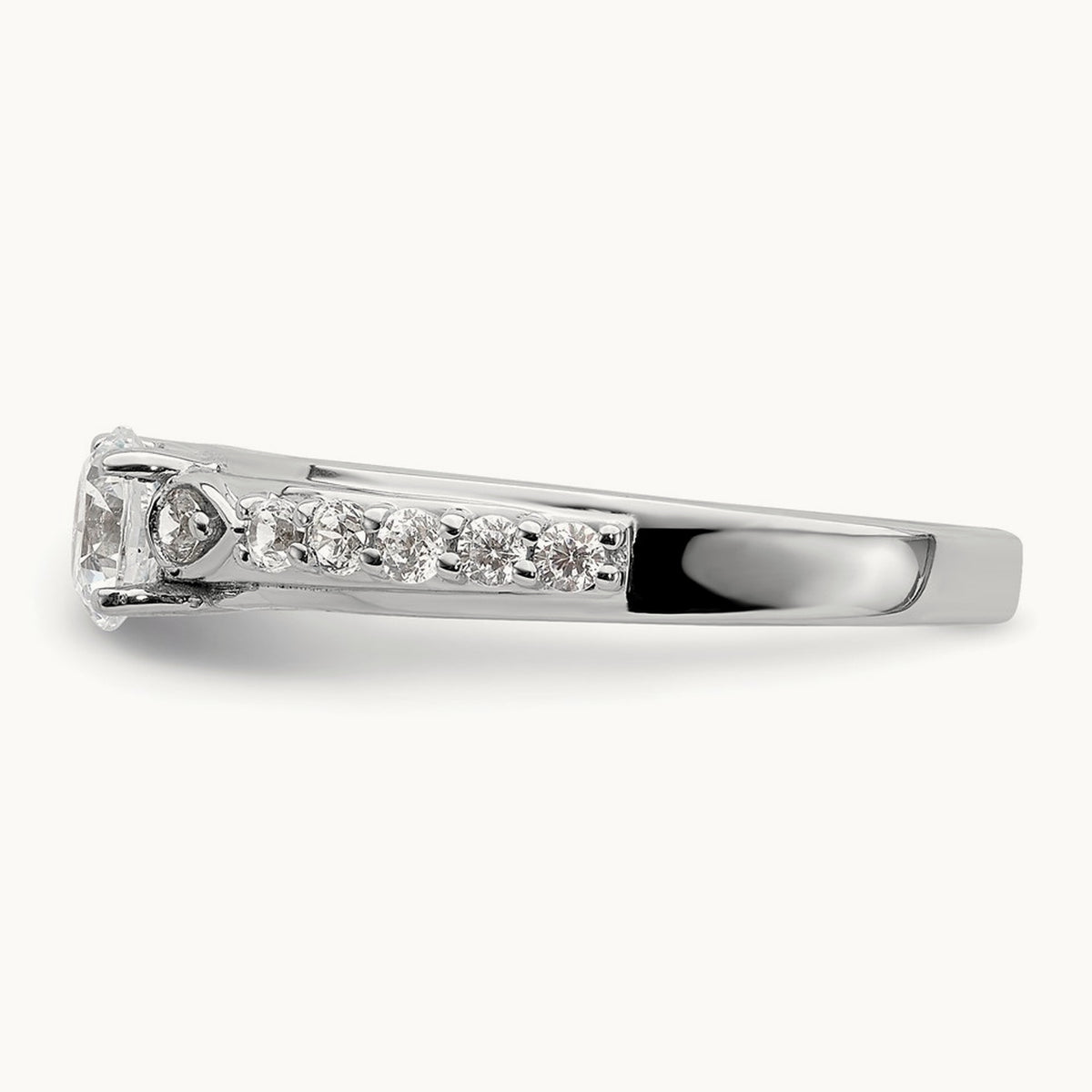 Petite Engagement Ring, 0.75 ct tw Lab-Grown Diamond