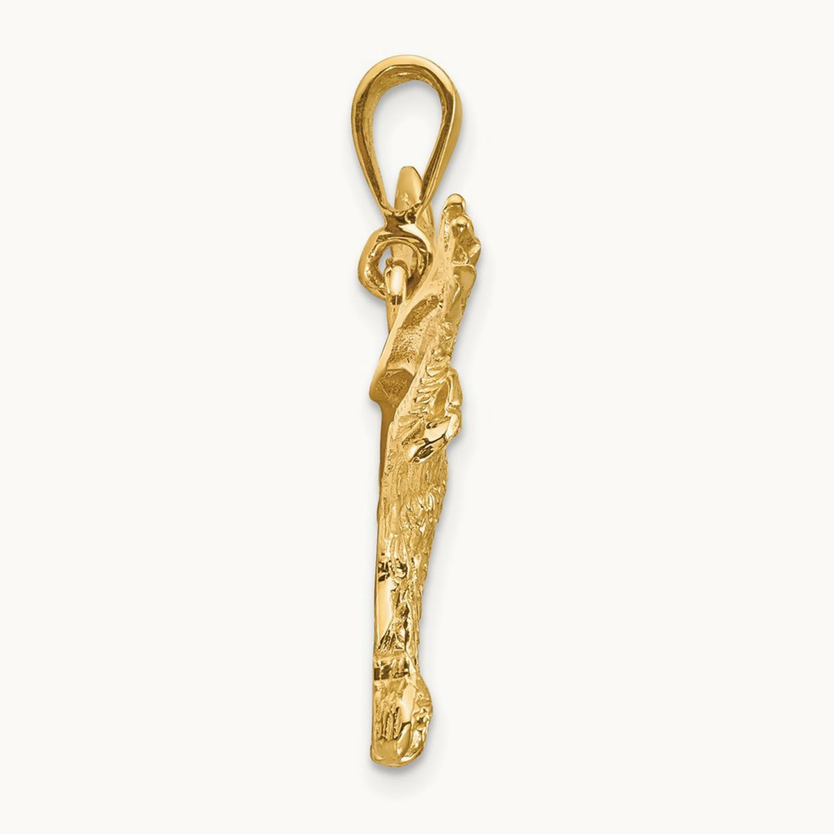 Solid Polished Eagle Pendant — photo set