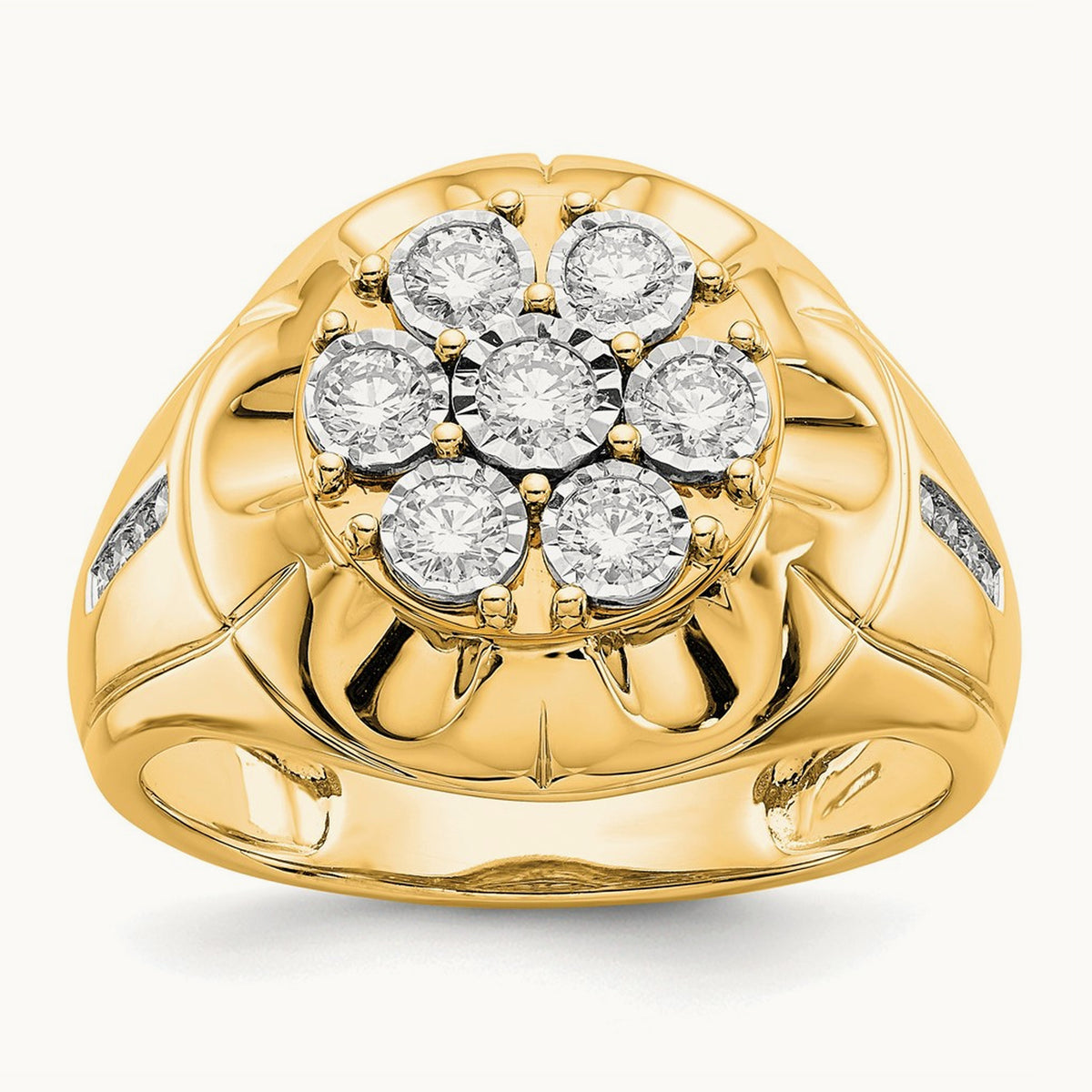Diamond Mens Ring, 14K
