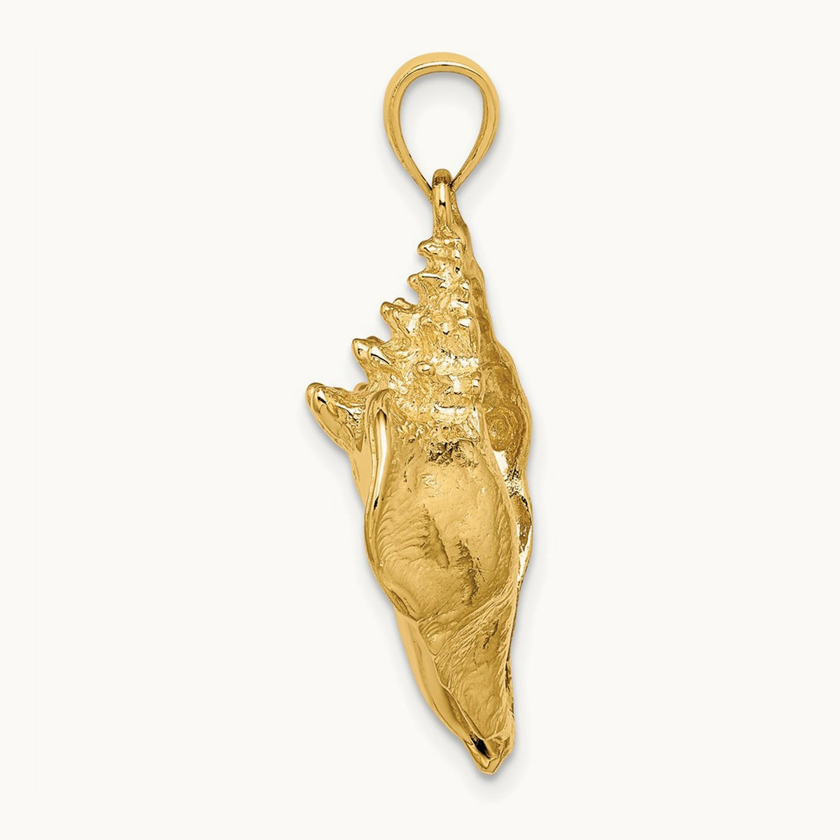Conch Shell Charm — 31mm