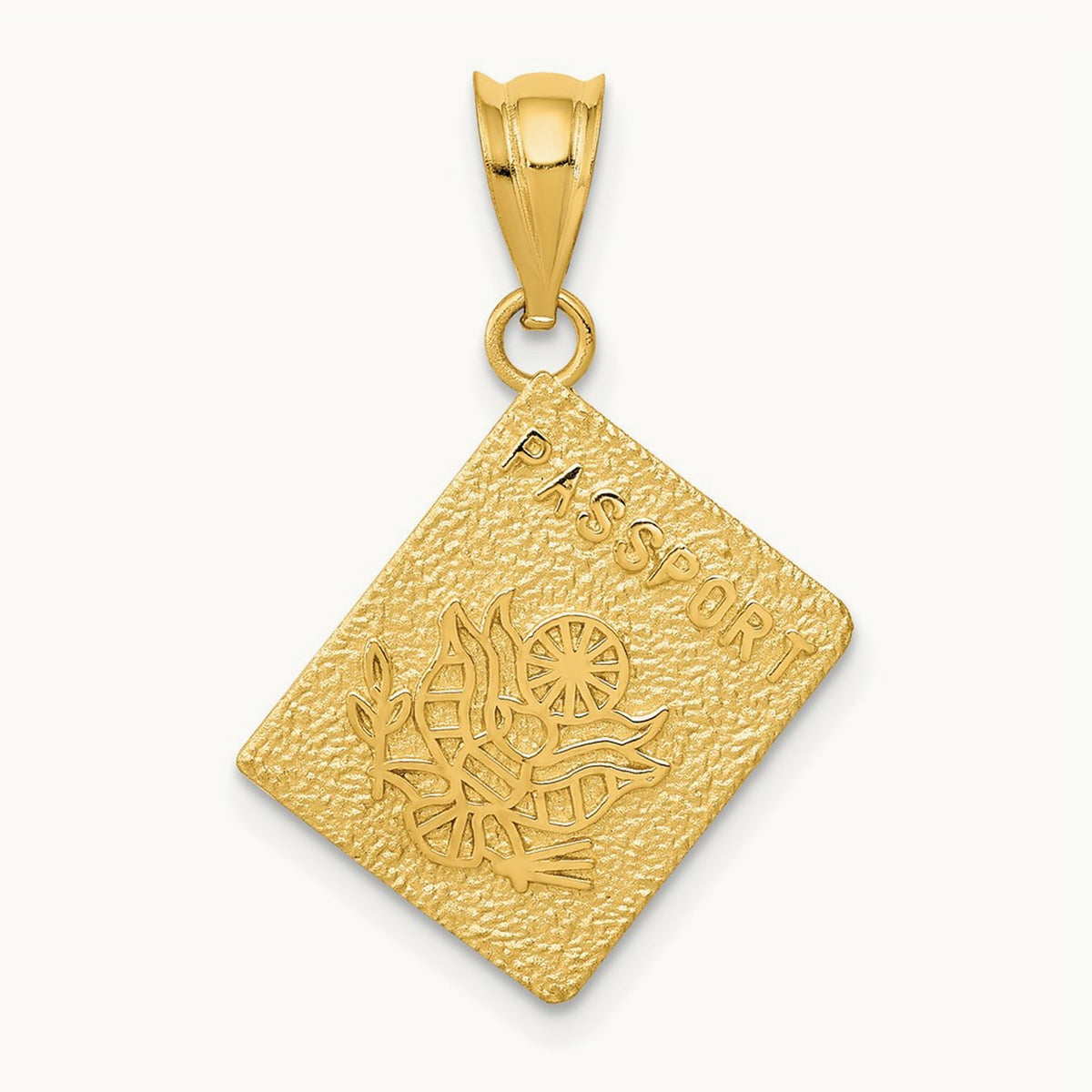 Passport Charm, 14K
