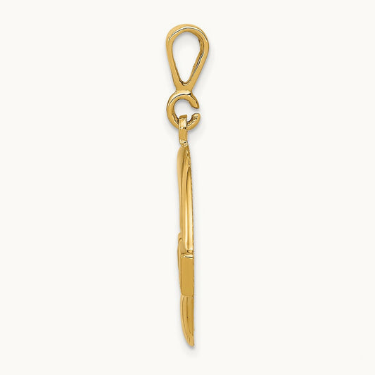 Claddagh Pendant, 14K