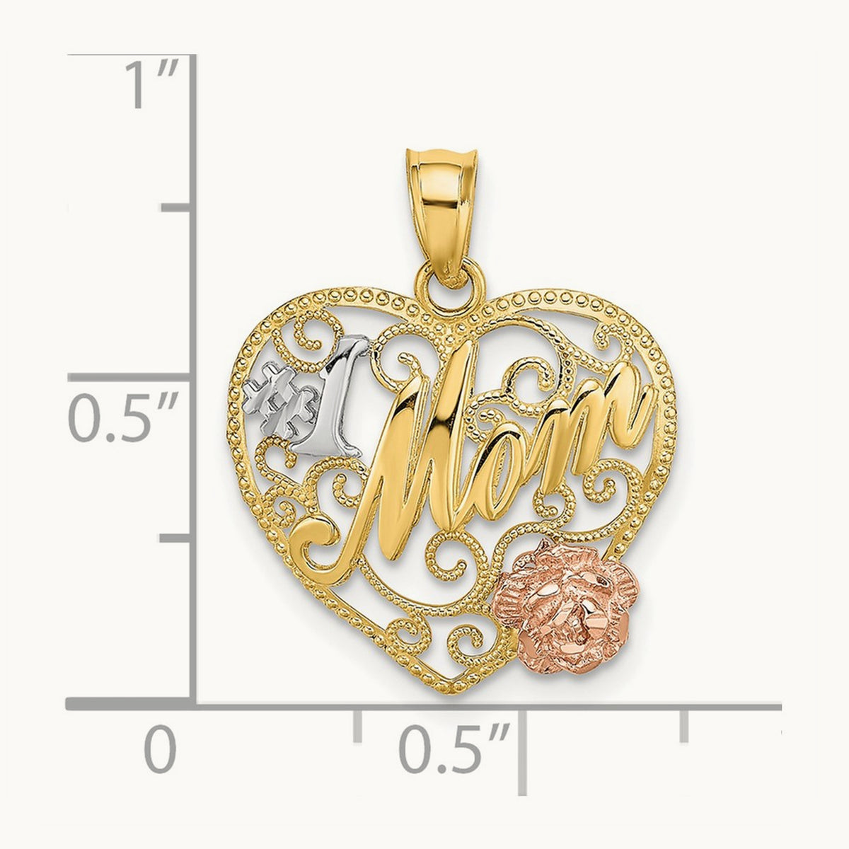 w/ #1 MOM Heart Charm — photo set