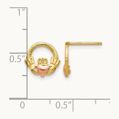 Claddagh Post Earrings — photo set