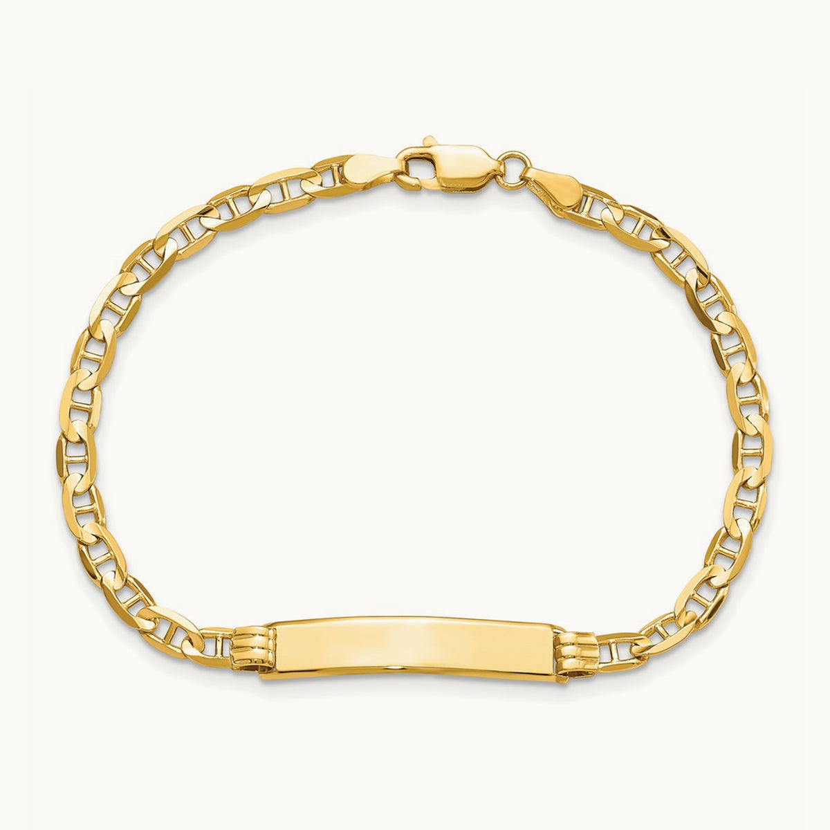 Anchor Link ID Bracelet, 14K