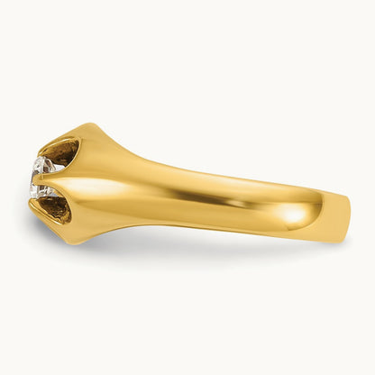 IBGoodman Men's Diamond Complete Ring, 14K