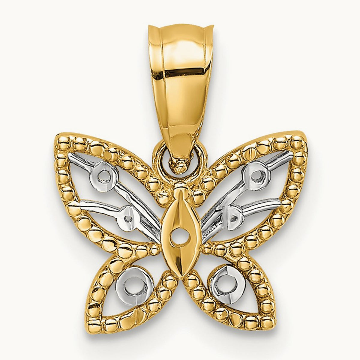 w/ Diamond-cut Butterfly Charm — photo set