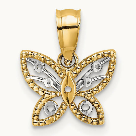 w/ Diamond-cut Butterfly Charm — photo set