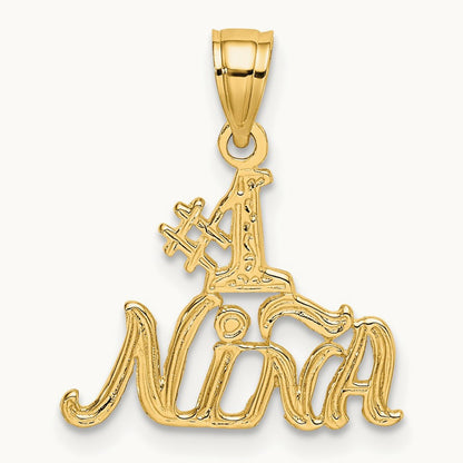 #1 NINA Charm, 14K