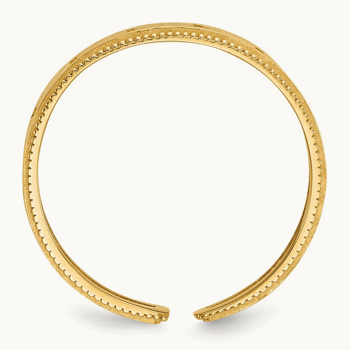 Diamond Shapes Toe Ring, 14K
