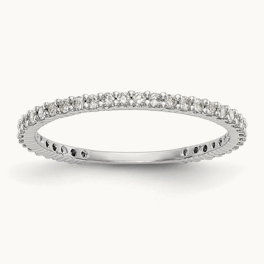 Diamond Band — 14K White Gold, 7