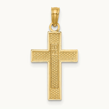 Nurse Cross Charm, 14K