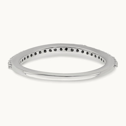 Diamond Wedding Band, 14K White Gold