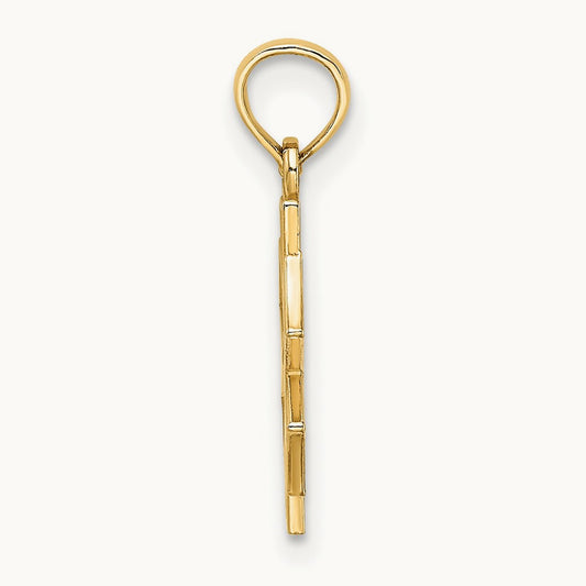 Medical Jewelry Symbol Charm, 14K