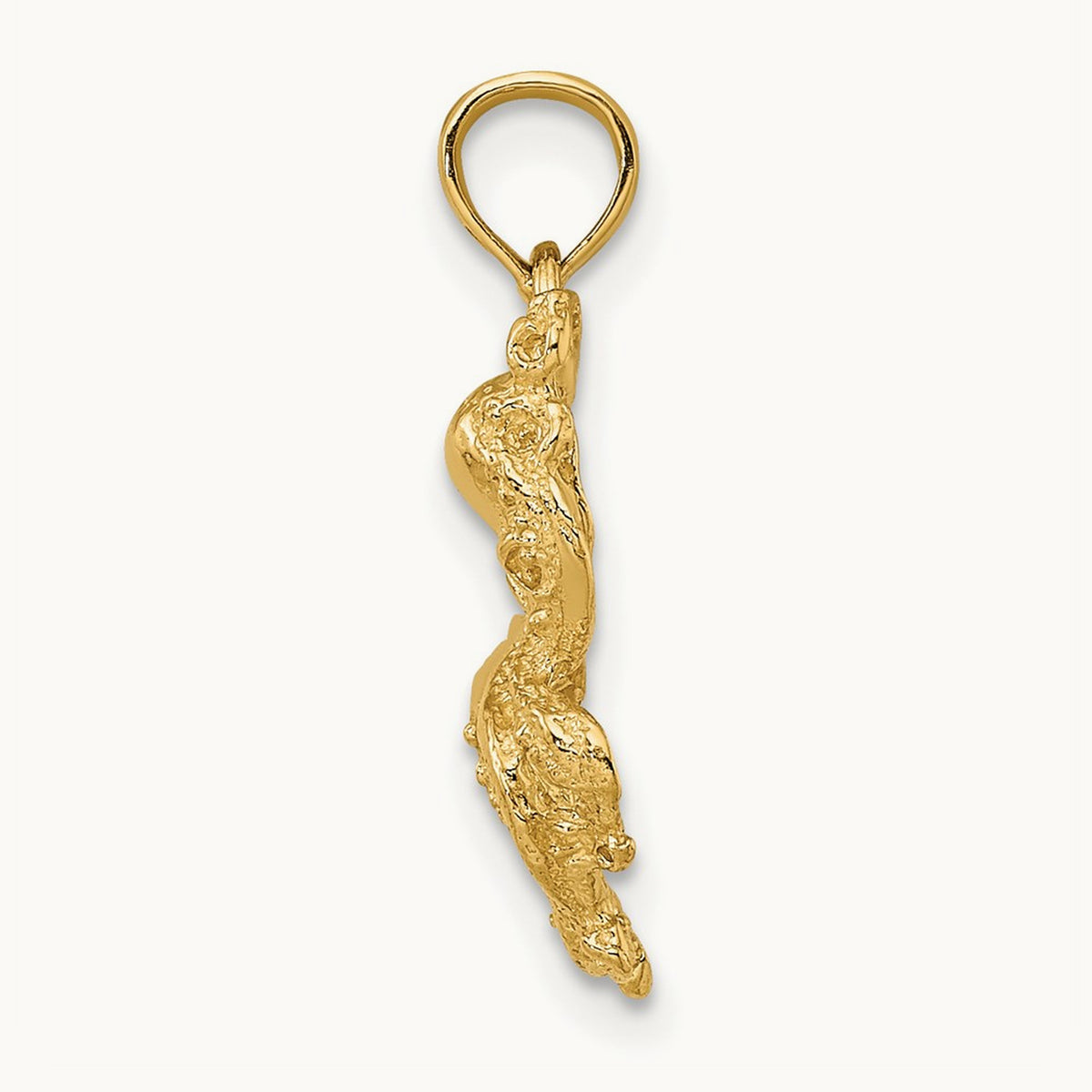 Textured Octopus Charm — photo set