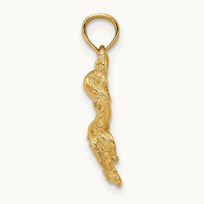Textured Octopus Charm — photo set