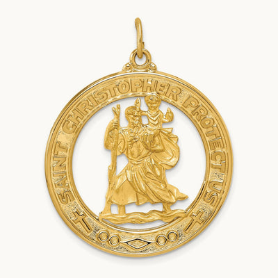 Saint Christopher Medal Pendant — photo set