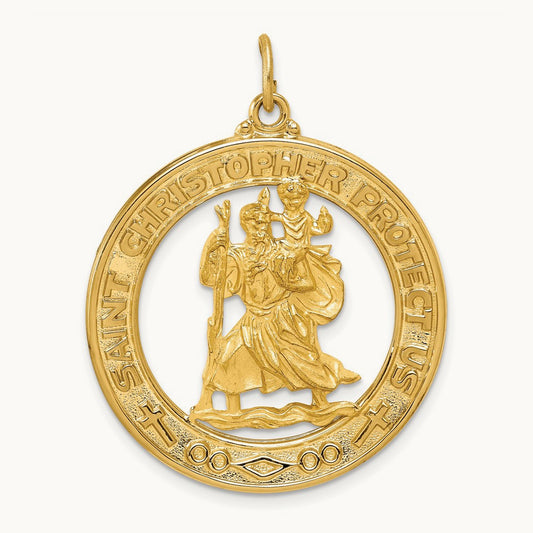 Saint Christopher Medal Pendant — photo set