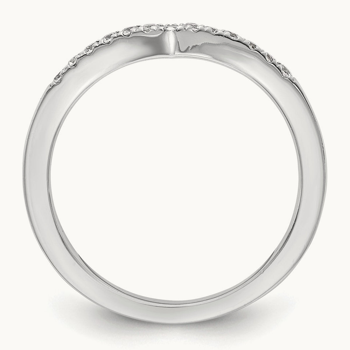 Diamond Band, 14K White Gold