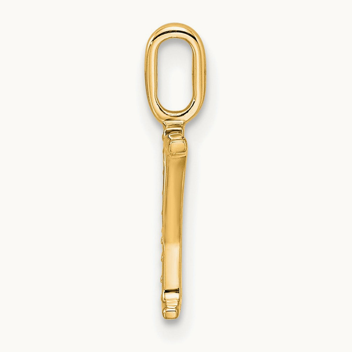 Diamond Letter Y Initial Pendant, 14K