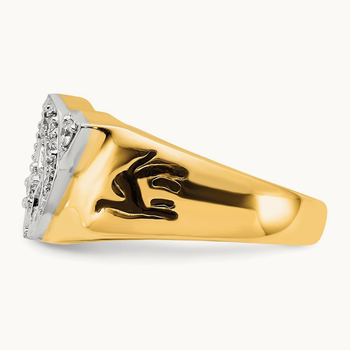 Men's Shriner's Ring, 0.50 ct tw Lab-Grown Diamond