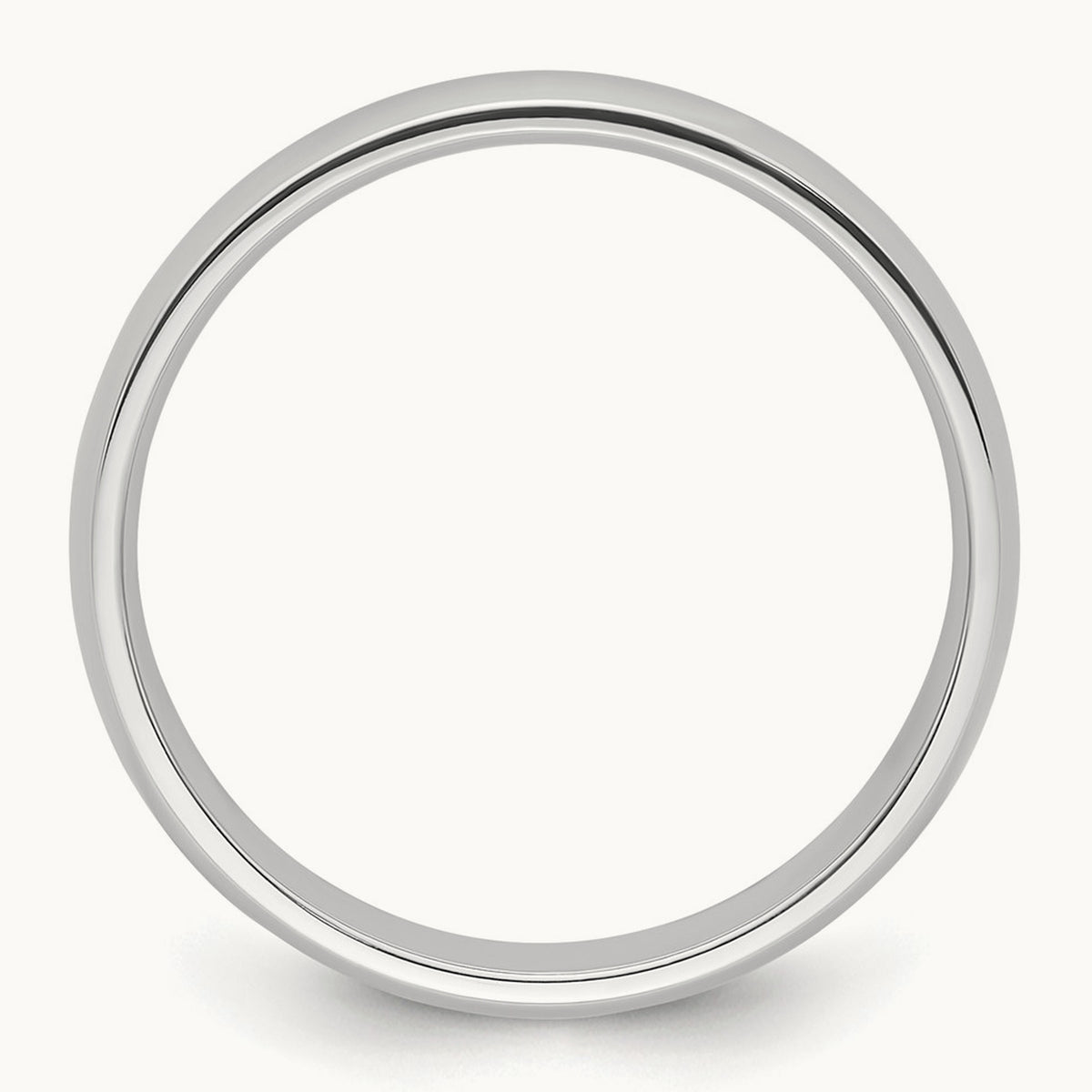 Half-Round Comfort Fit Lightweight Band — 4mm