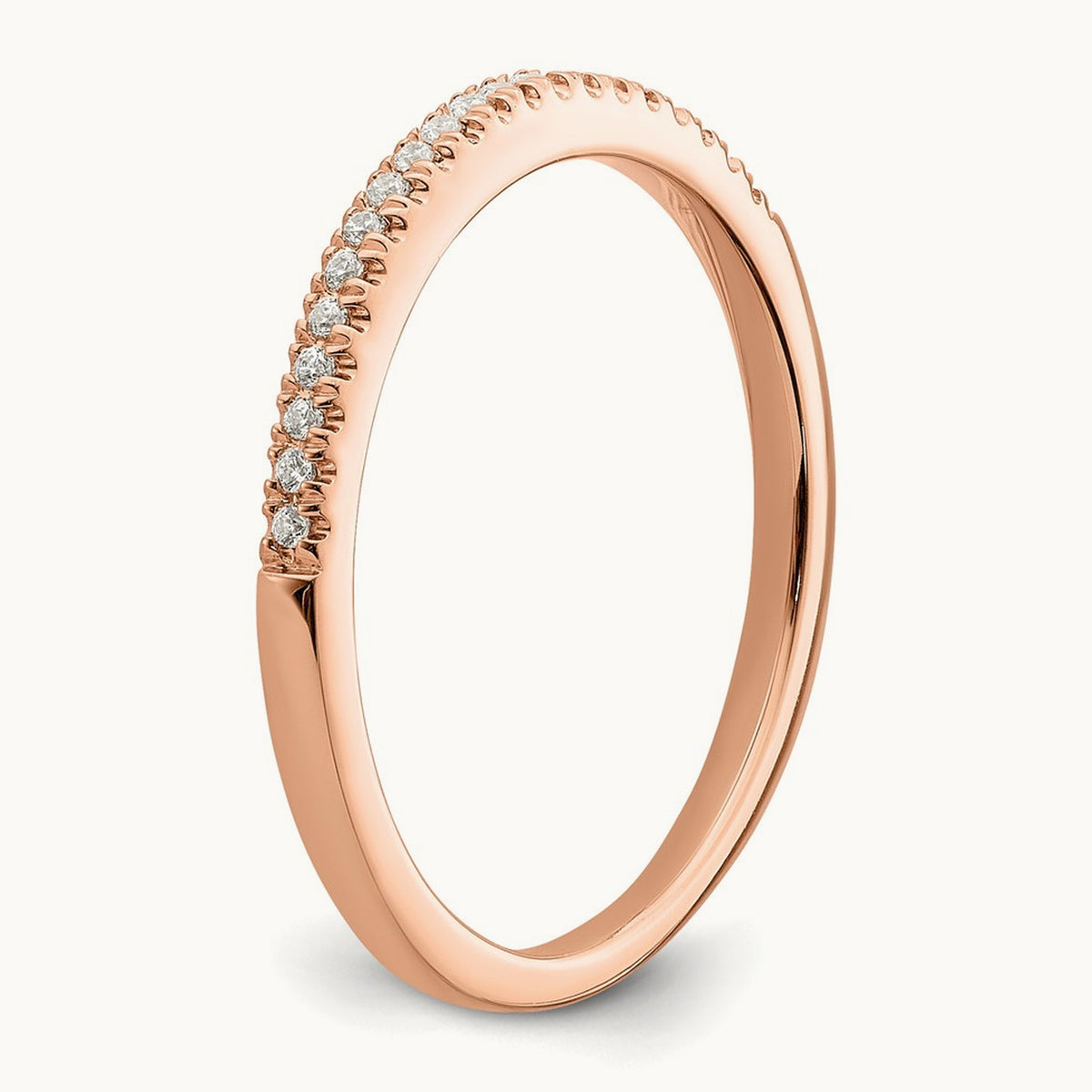 Petite Pavé Wedding Band — VS/SI (Great), 7