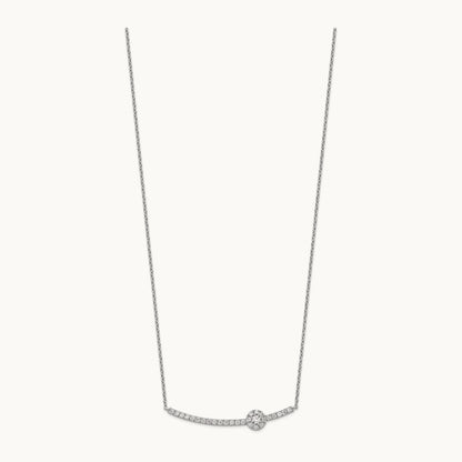 Fashion Bar Necklace, 0.50 ct tw Lab-Grown Diamond