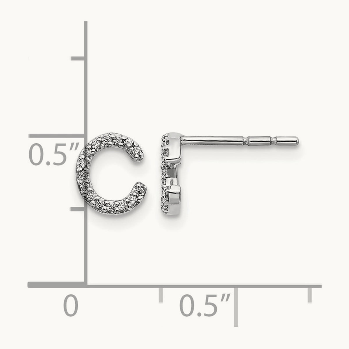 Diamond Earrings — 7mm, C