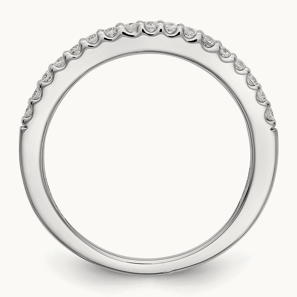 Diamond Band, 14K White Gold