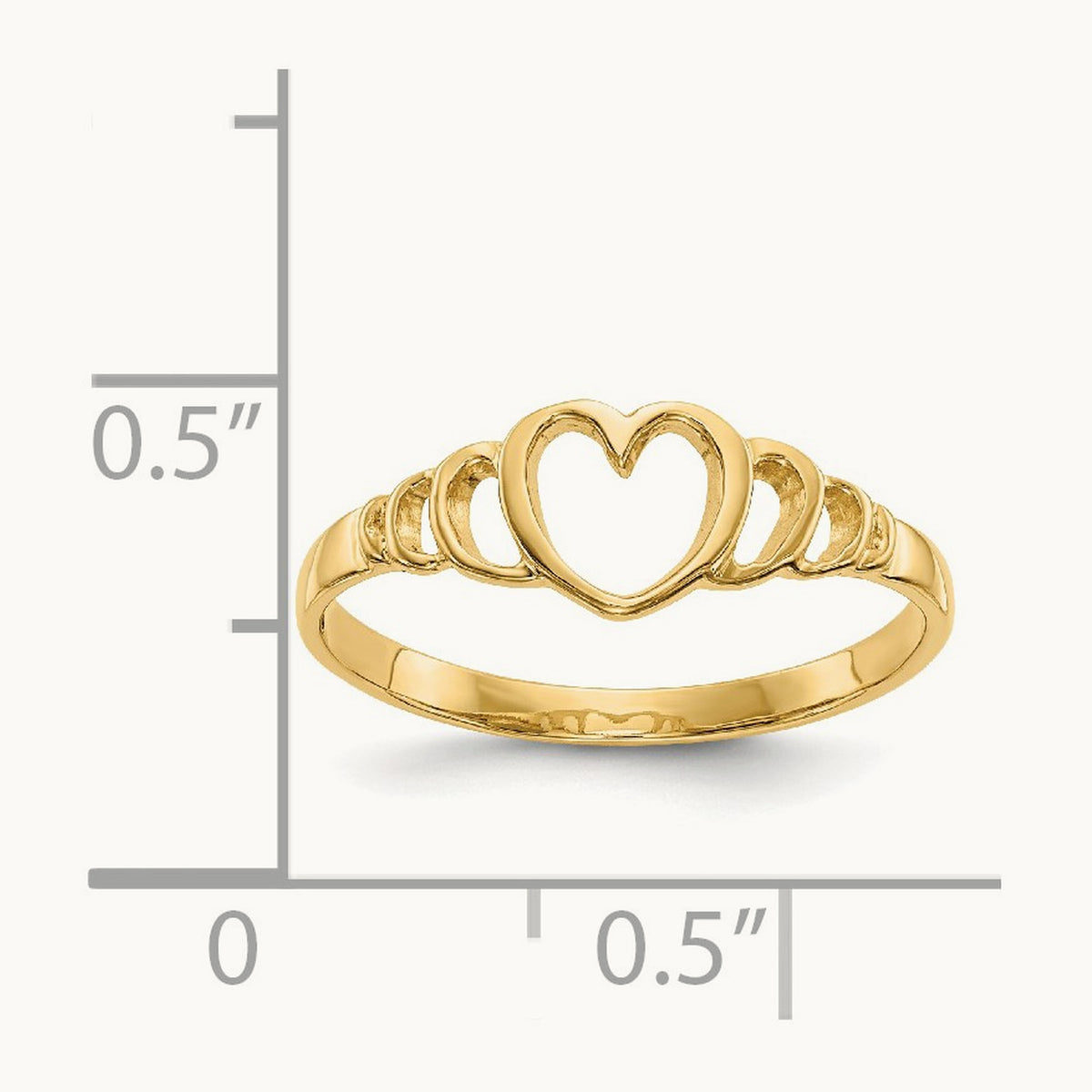 Children's Heart Ring, 14K