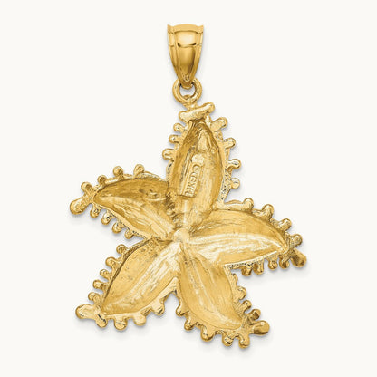Starfish Charm, 14K