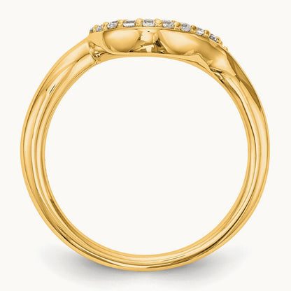 Diamond Wedding Band, 0.09 ct tw, 14K Gold — 14K Yellow Gold