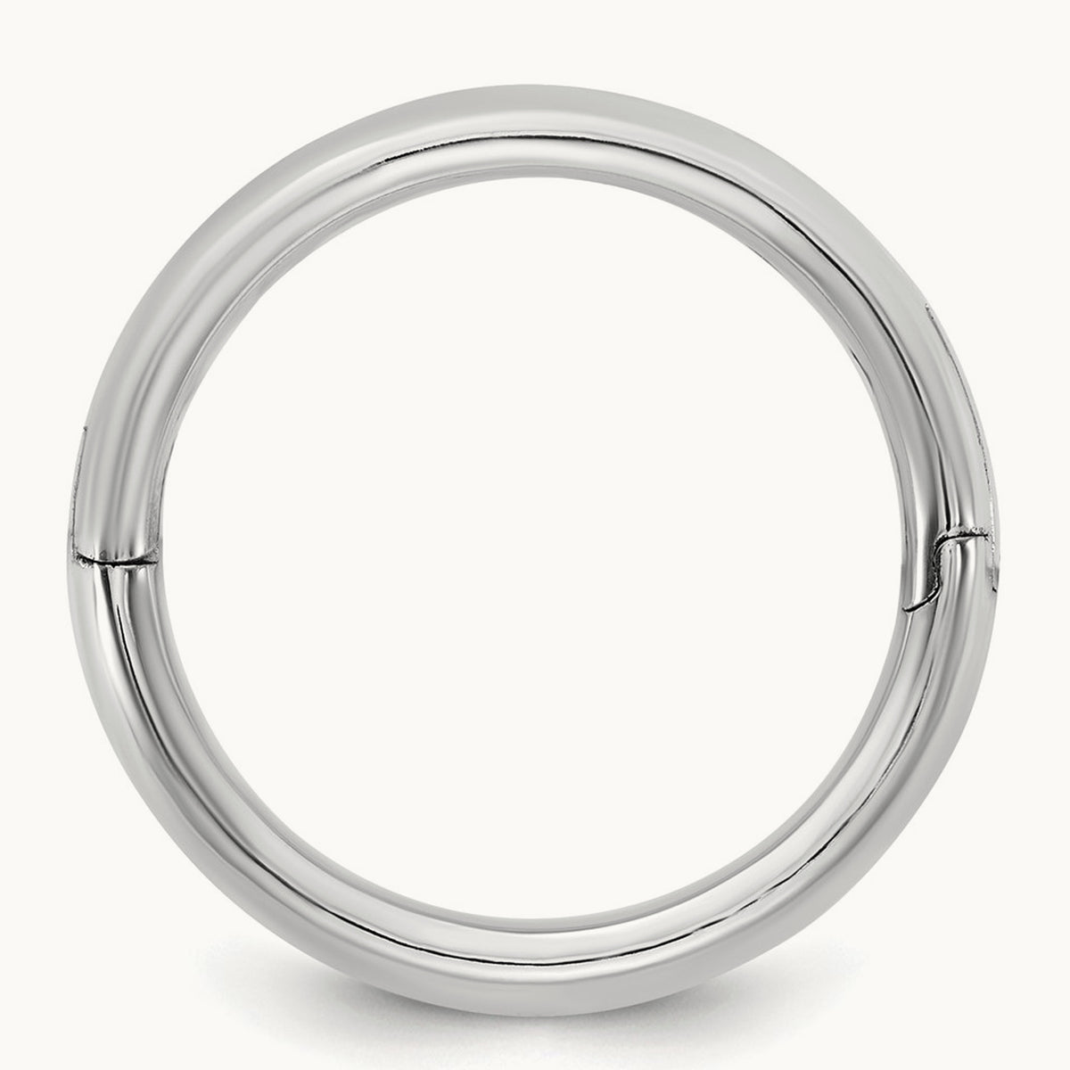 CLIQ Hinged Comfort Fit Wedding Band, 4mm, 14K White Gold