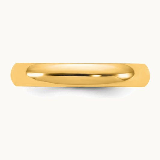 14KY 3.5mm Half Round Band