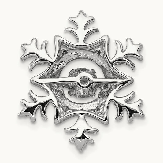 Vibrant Snowflake Chain Slide, 0.50 ct tw Lab-Grown Diamond