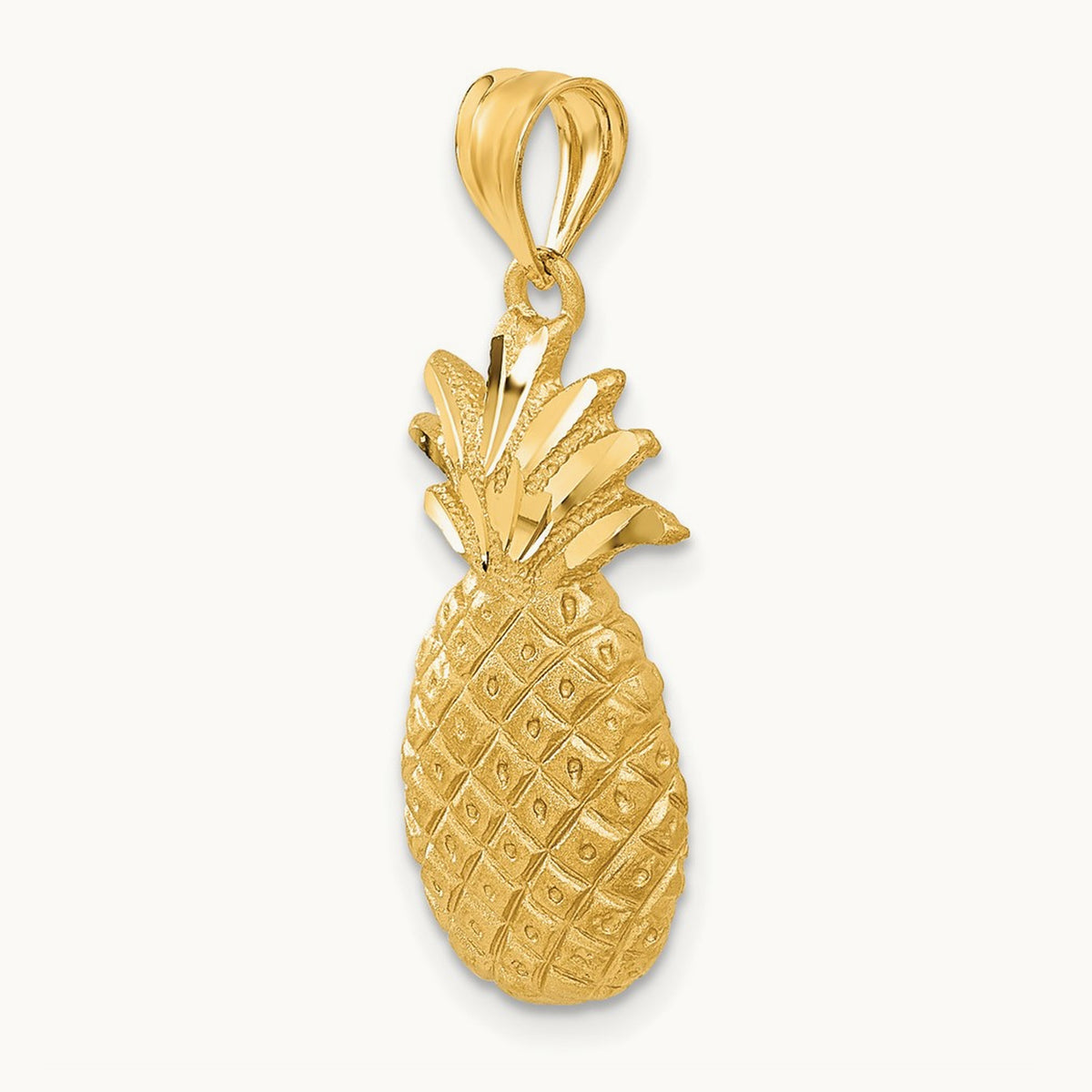 Pineapple Charm, 14K