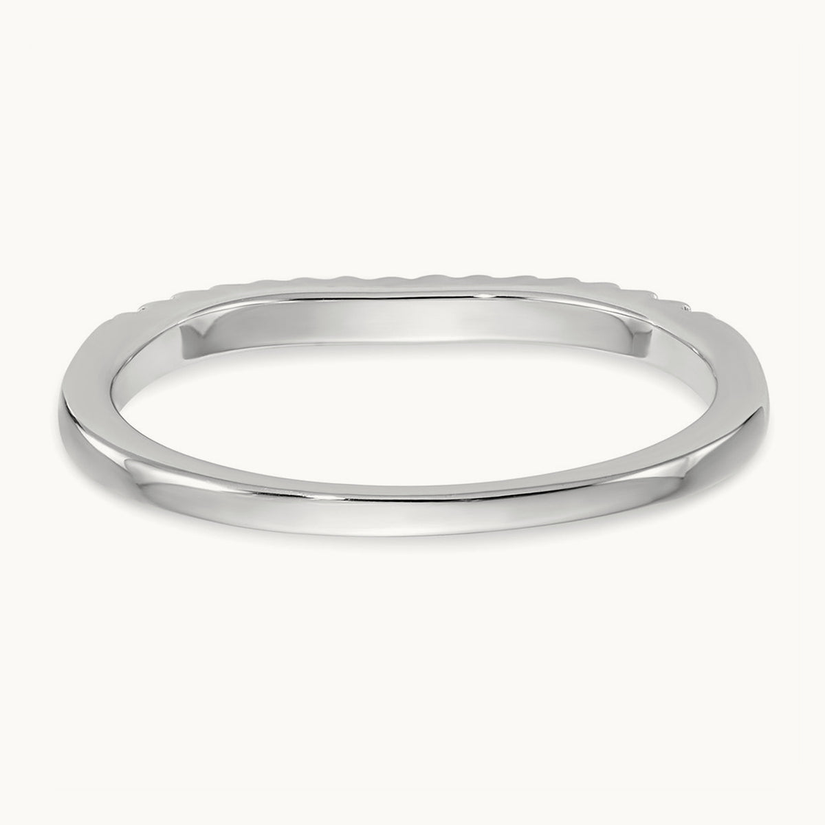 Diamond Wedding Band, 14K White Gold