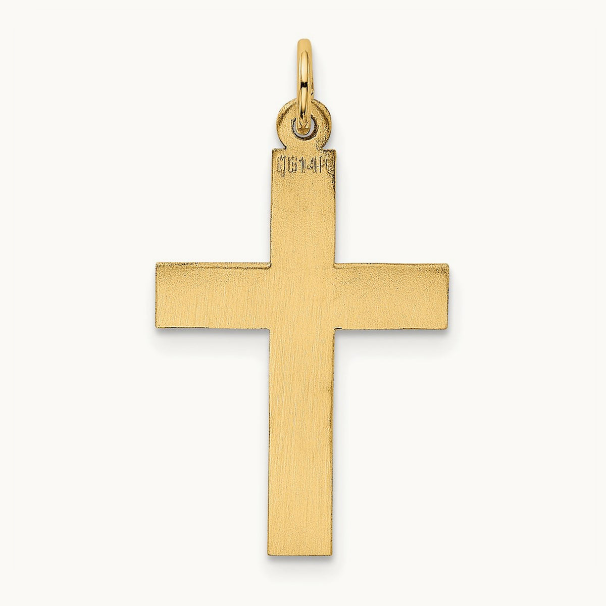 Polished Cross Pendant, 14K