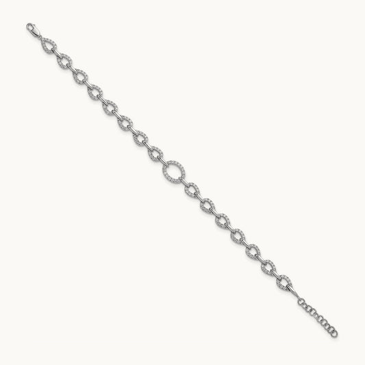 With Ext Bracelet, 1.50 ct tw Lab-Grown Diamond